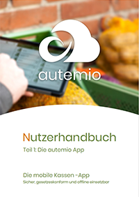 Titelseite Nutzerhandbuch autemio App